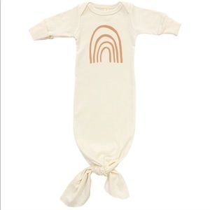 Like new, organic cotton, newborn gown. Unisex.
